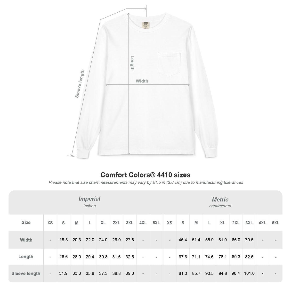 Tastes Better Here Long Sleeve Pocket Tee