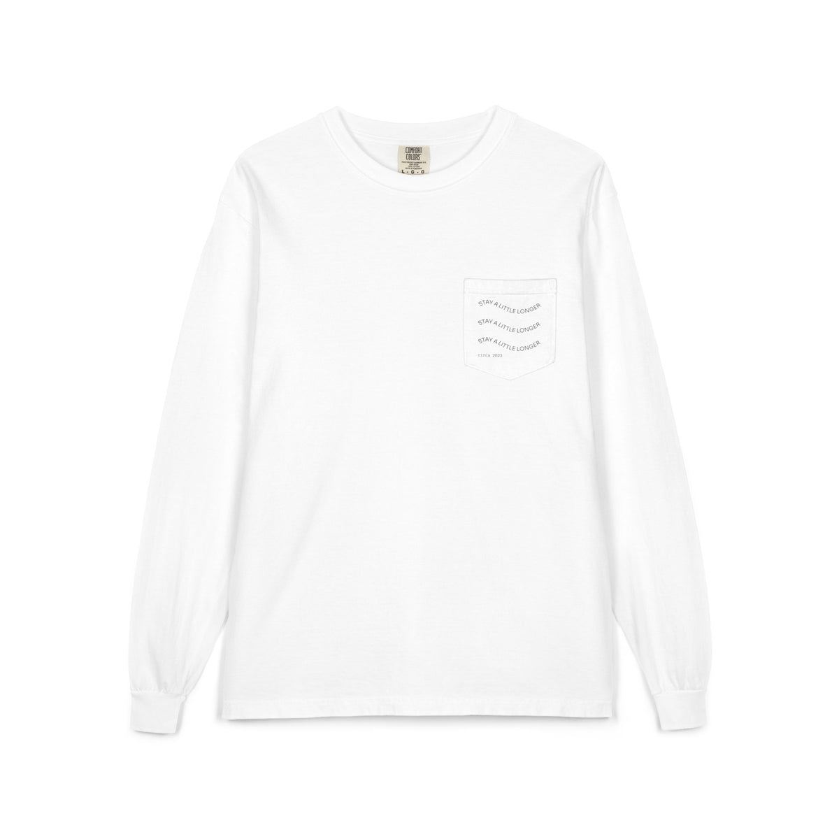 Tastes Better Here Long Sleeve Pocket Tee