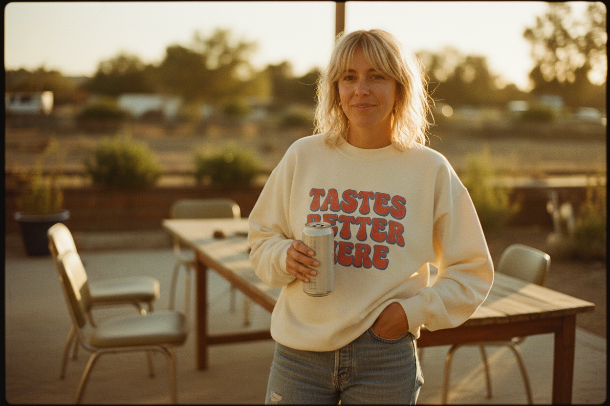 Tastes Better Here Vintage Photo
